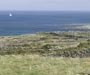 Stone wallin in the Aran Islands County Galway Ireland