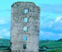 The ruins of an old castle in County Clare Ireland