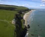 Mussenden Temple overlooking Downhill Strand in County Derry Northern Ireland.